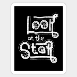 Look at The Star handwritten series Magnet